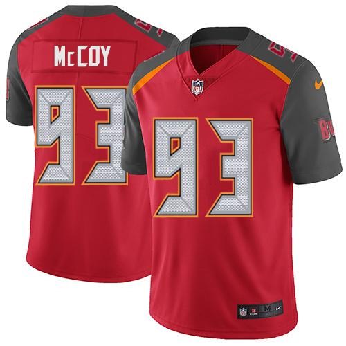 Nike Buccaneers 93 Gerald McCoy Red Youth Vapor Untouchable Limited Jersey