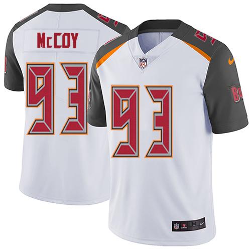 Nike Buccaneers 93 Gerald McCoy White Youth Vapor Untouchable Limited Jersey - Click Image to Close