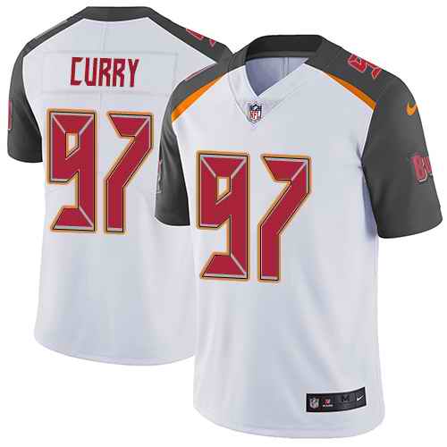 Nike Buccaneers 97 Vinny Curry White Vapor Untouchable Limited Jersey