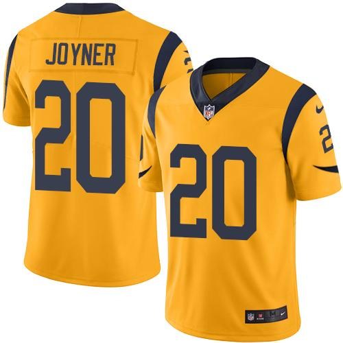 Nike Rams 20 Lamarcus Joyner Gold Youth Color Rush Limited Jersey