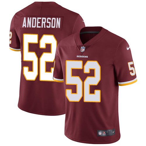 Nike Redskins 52 Ryan Anderson Burgundy Red Youth Vapor Untouchable Limited Jersey