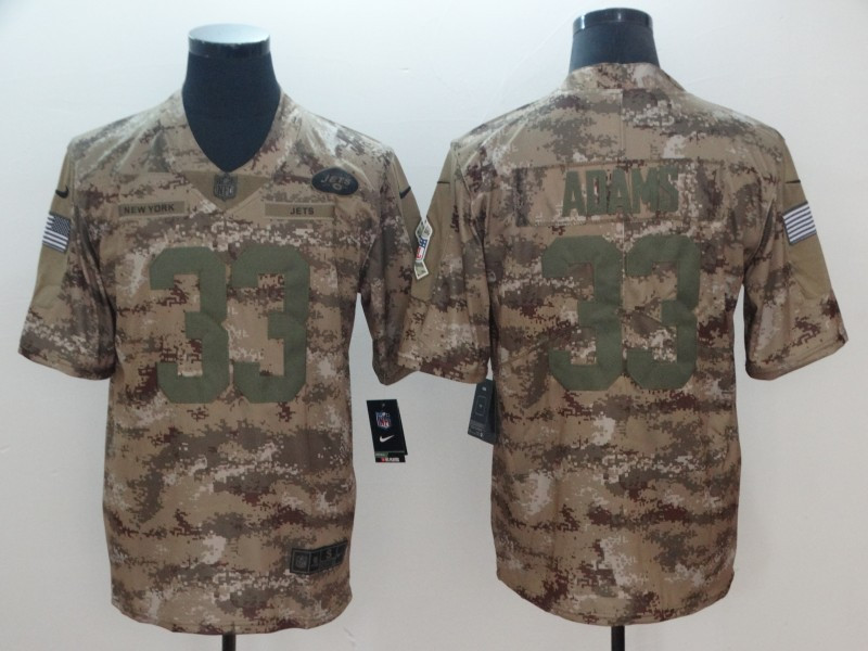 Nike Jets 33 Jamal Adams Camo Salute To Service Limited Jersey Nike Jets 33 Jamal Adams Camo Salute To Service Limited Jersey