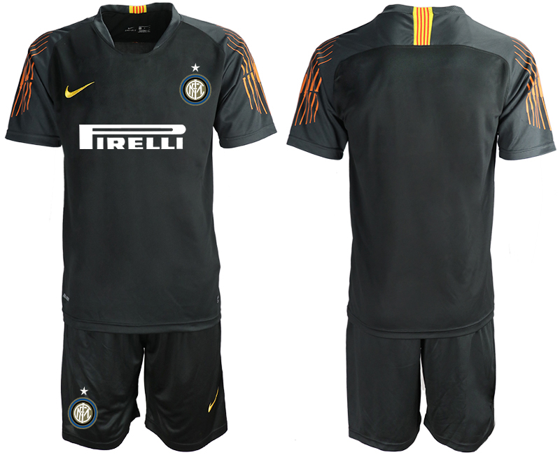 2018-19 Inter Milan Black Goalkeeper Soccer Jersey