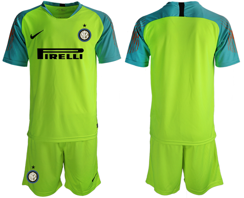 2018-19 Inter Milan Fluorescent Green Goalkeeper Soccer Jersey