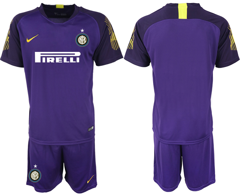 2018-19 Inter Milan Purple Goalkeeper Soccer Jersey