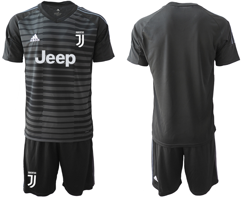 2018-19 Juventus Black Goalkeeper Soccer Jersey