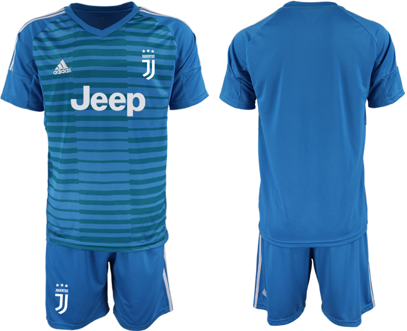 2018-19 Juventus Blue Goalkeeper Soccer Jersey