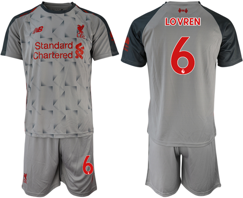 2018-19 Liverpool 6 LOVREN Third Away Soccer Jersey