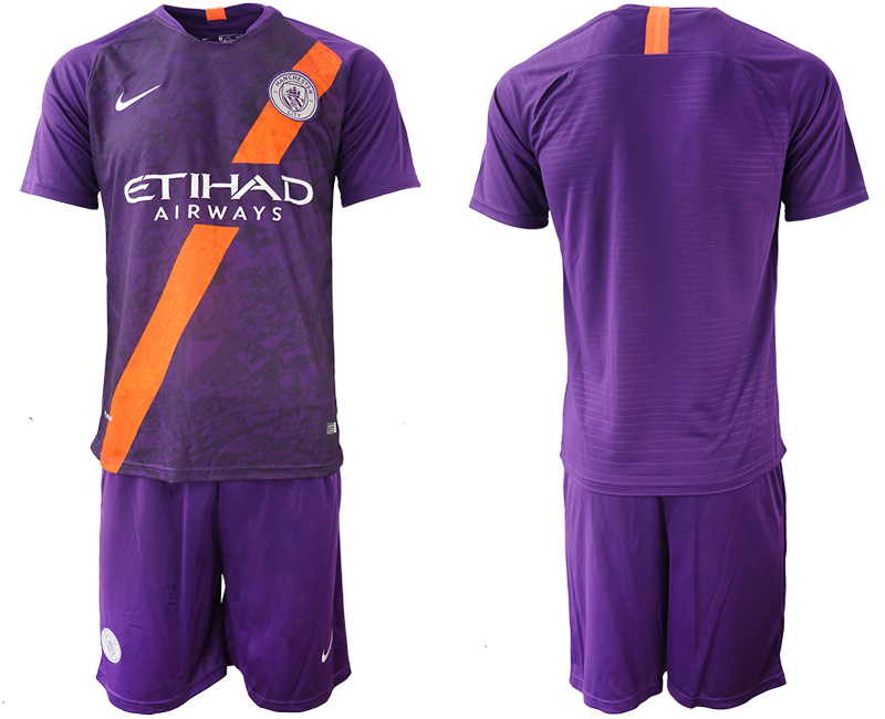 2018-19 Manchester City Third Away Soccer Jersey - Click Image to Close