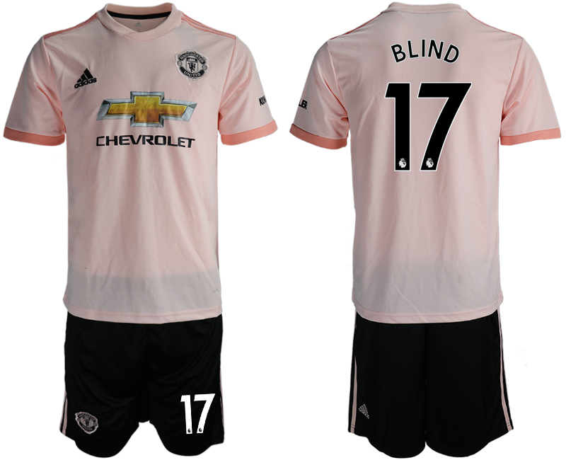 2018-19 Manchester United 17 BLIND Away Soccer Jersey