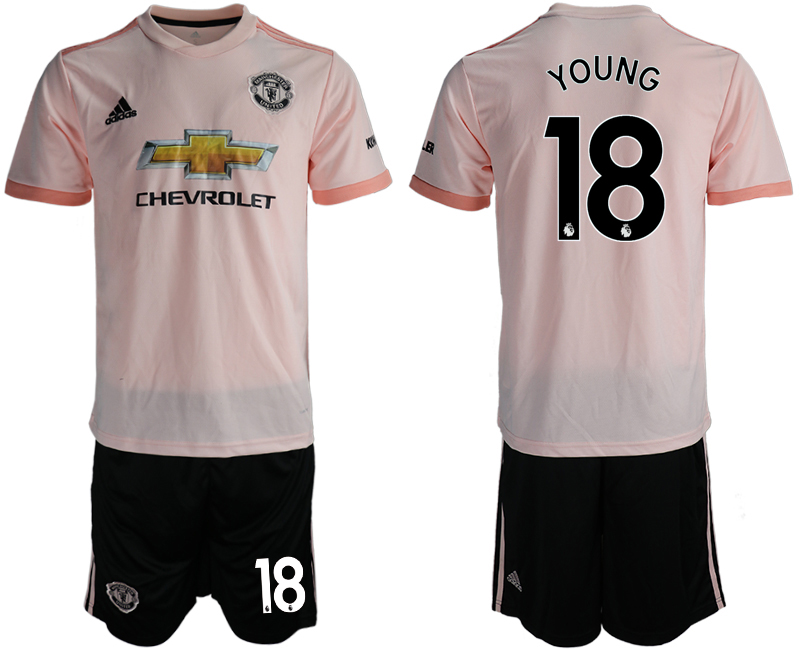 2018-19 Manchester United 18 YOUNG Away Soccer Jersey