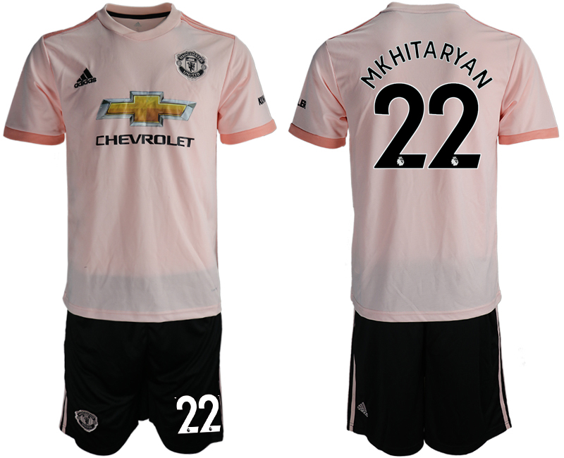 2018-19 Manchester United 22 MKHITARYAN Away Soccer Jersey