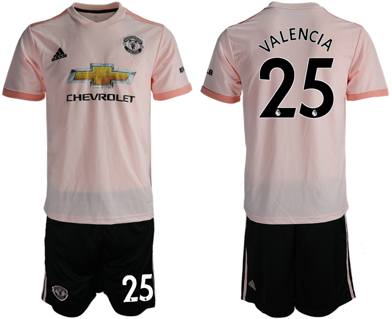 2018-19 Manchester United 25 VALENCIA Away Soccer Jersey
