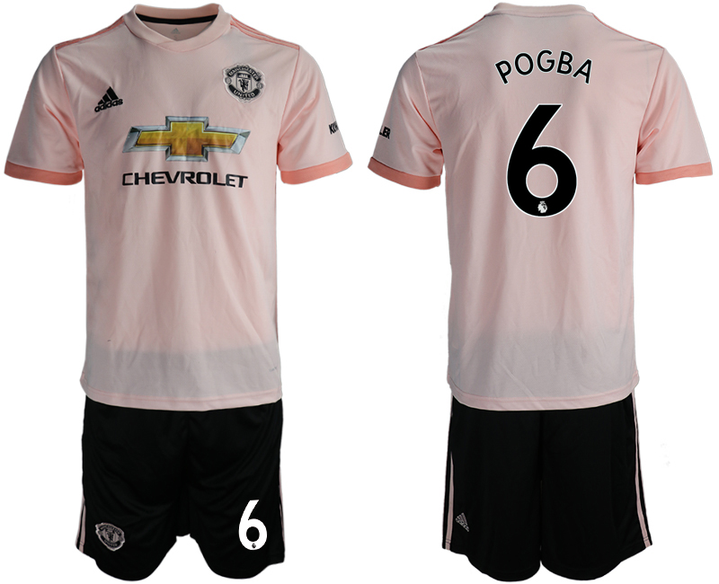2018-19 Manchester United 6 POGBA Away Soccer Jersey