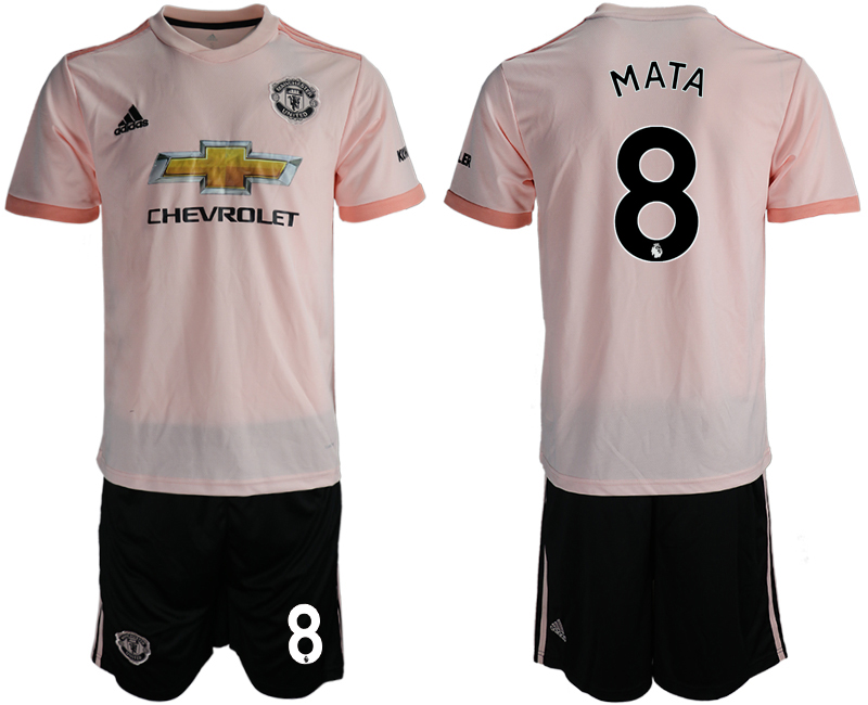 2018-19 Manchester United 8 MATA Away Soccer Jersey