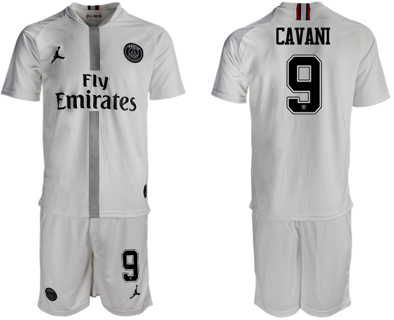 2018-19 Paris Saint-Germain 9 CAVANI Away Jordan Goalkeeper Soccer Jersey