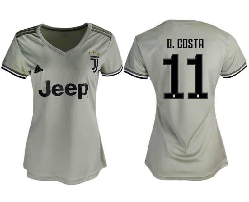 2018-19 Juventus 11 D. COSTA Away Soccer Jersey