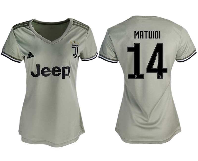 2018-19 Juventus 14 MATUIDI Away Soccer Jersey