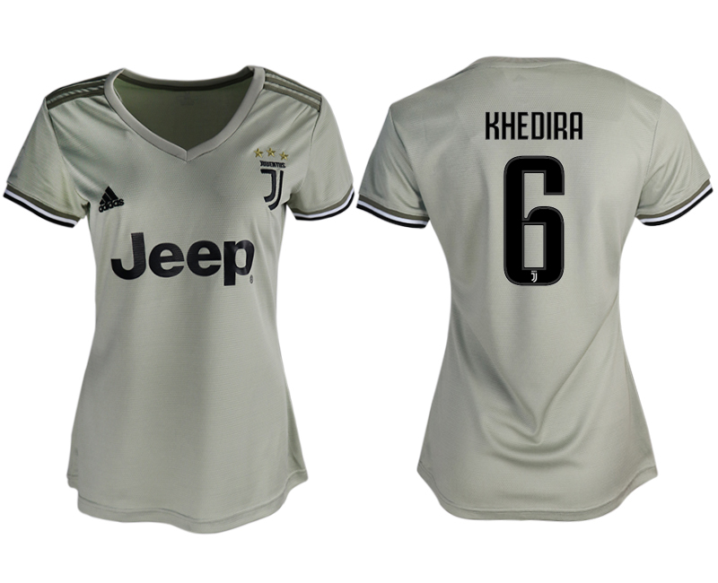 2018-19 Juventus 6 KHEDIRA Away Soccer Jersey - Click Image to Close