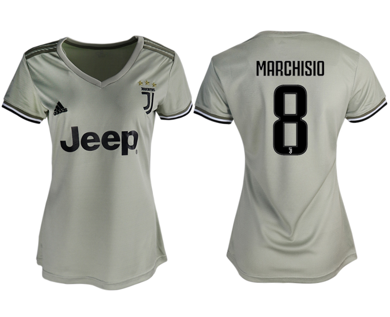 2018-19 Juventus 8 MARCHISIO Away Soccer Jersey