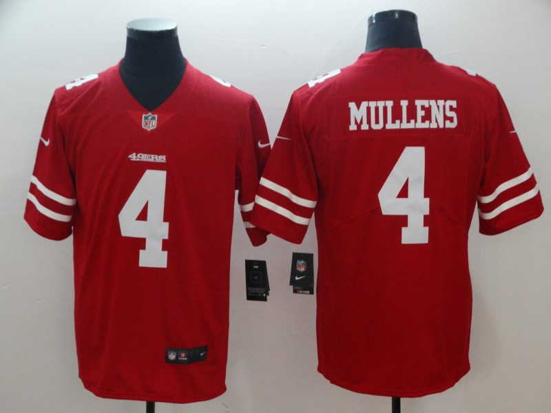 Nike 49ers 4 Nick Mullens Red Vapor Untouchable Limited Jersey Nike 49ers 4 Nick Mullens Red Vapor Untouchable Limited Jersey