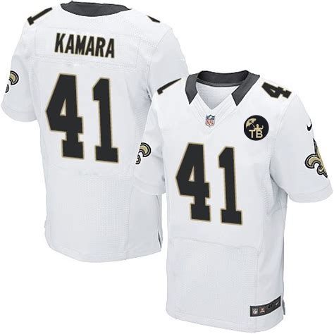 Nike Saints 41 Alvin Kamara White Youth With Tom Benson Patch Vapor Untouchable Limited Jersey - Click Image to Close