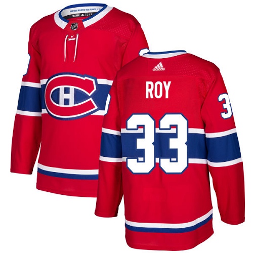 Canadiens 33 Patrick Roy Red Adidas Jersey