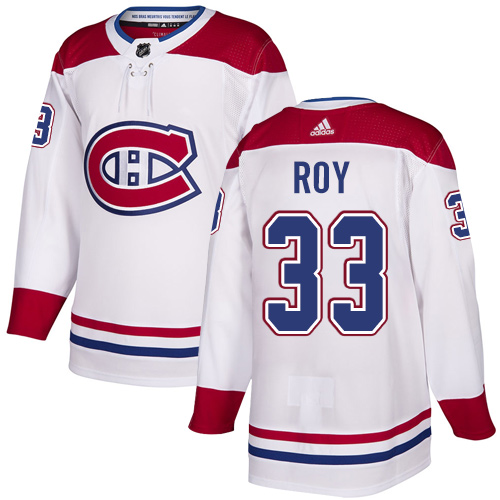 Canadiens 33 Patrick Roy White Adidas Jersey