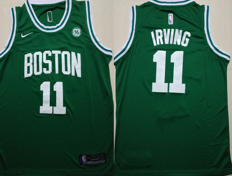 Celtics 11 Kyrie Irving Green Nike Swingman Jersey