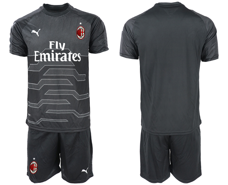 2018-19 AC Milan Black Goalkeeper Soccer Jersey
