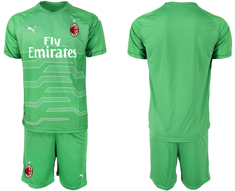 2018-19 AC Milan Green Goalkeeper Soccer Jersey - Click Image to Close