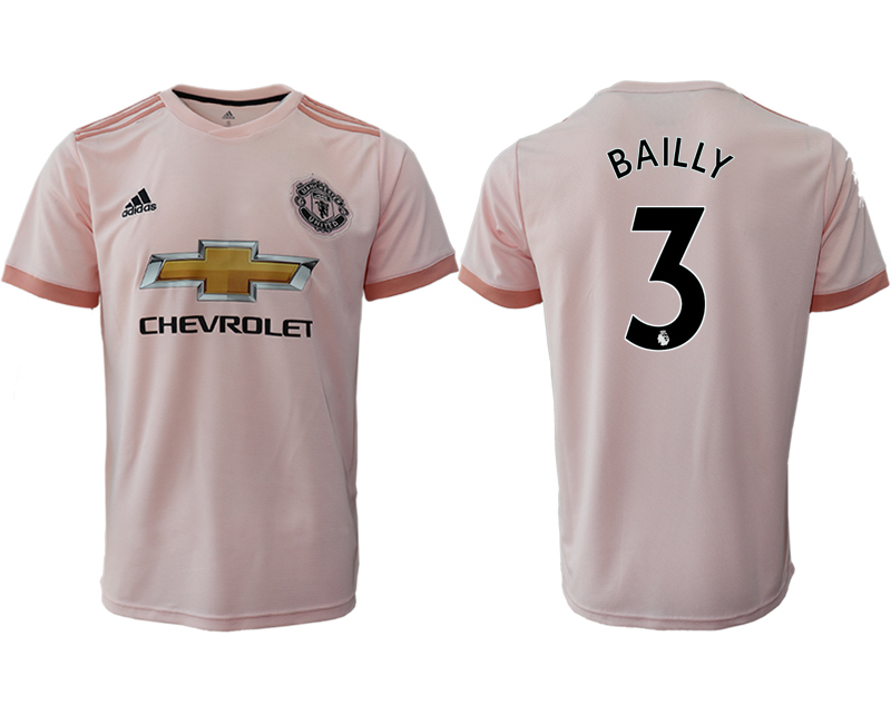 2018-19 Manchester United 3 BAILLY Away Thailand Soccer Jersey