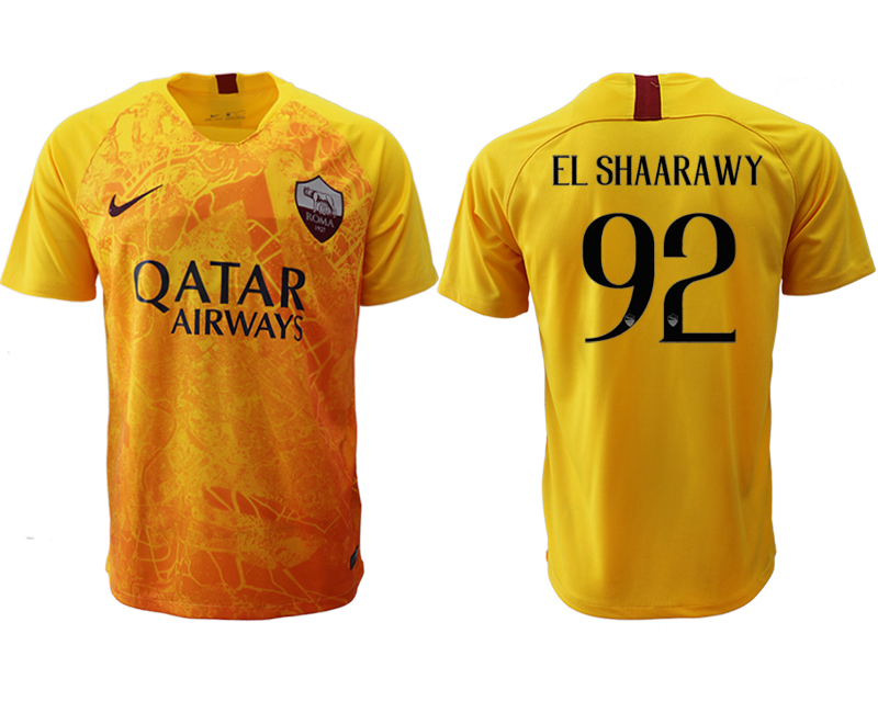 2018-19 Roma 92 EL SHAARAWY Third Away Thailand Soccer Jersey