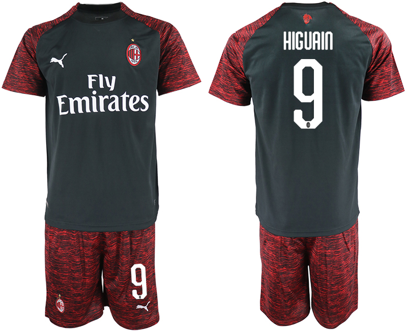 2018-19 AC Milan 9 HIGUAIN Third Away Soccer Jersey