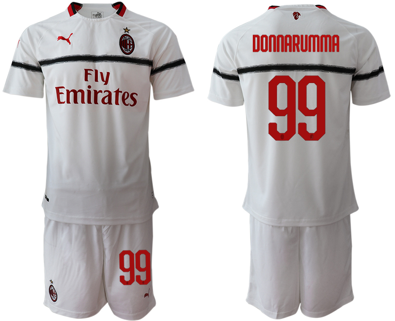 2018-19 AC Milan 99 DONNARUMMA Away Soccer Jersey