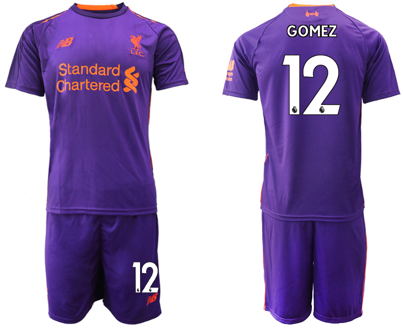 2018-19 Liverpool 12 GOMEZ Away Soccer Jersey