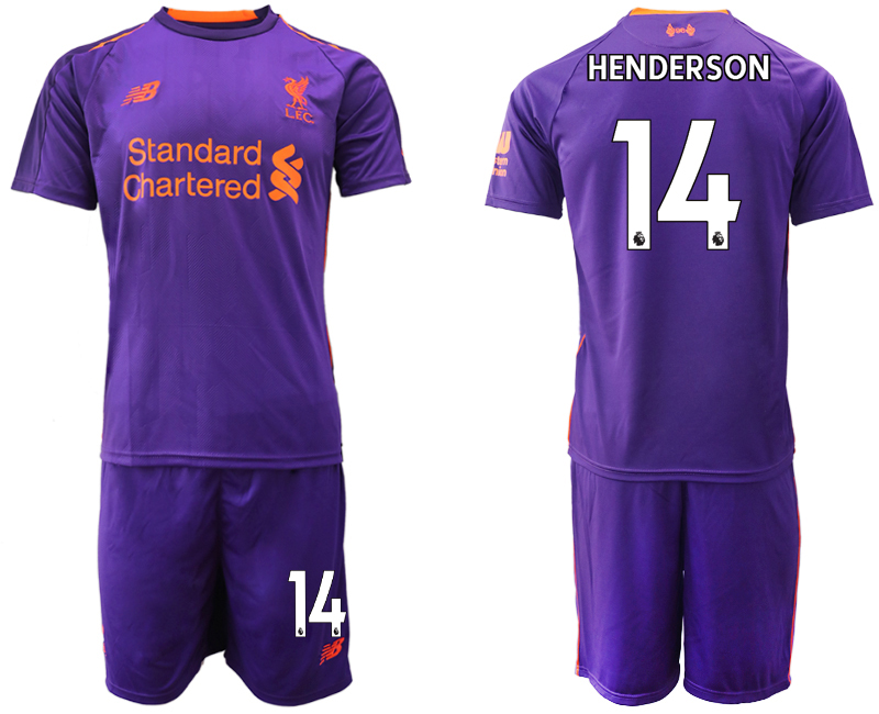 2018-19 Liverpool 14 HENDERSON Away Soccer Jersey