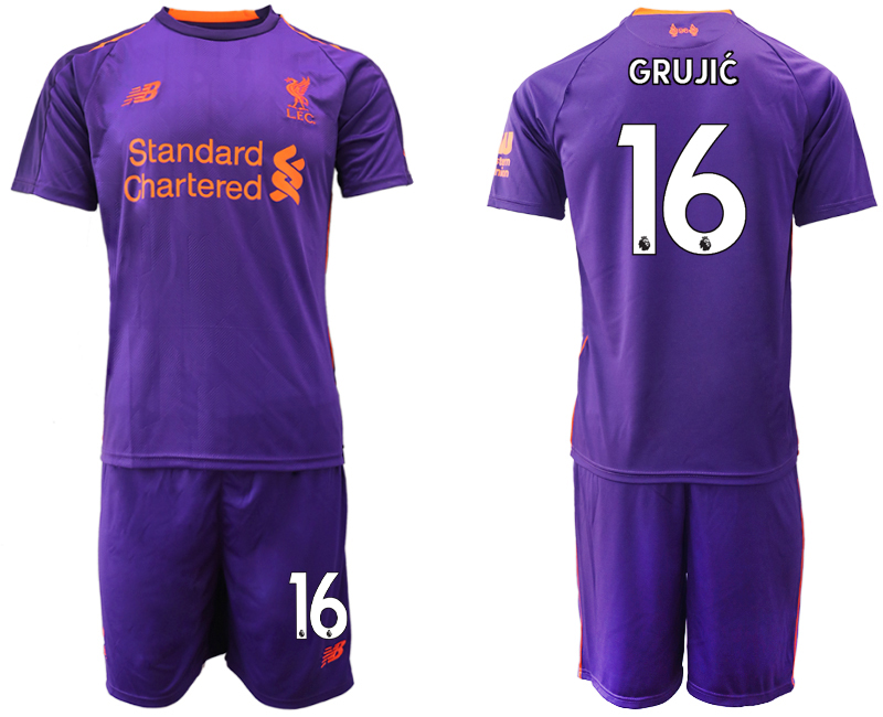 2018-19 Liverpool 16 GRUJIC Away Soccer Jersey