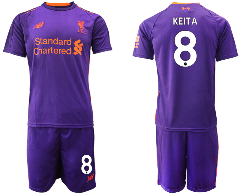 2018-19 Liverpool 8 KEITA Away Soccer Jersey