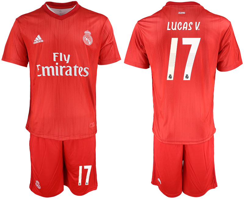 2018-19 Real Madrid 17 LUCAS V. Third Away Soccer Jersey - Click Image to Close