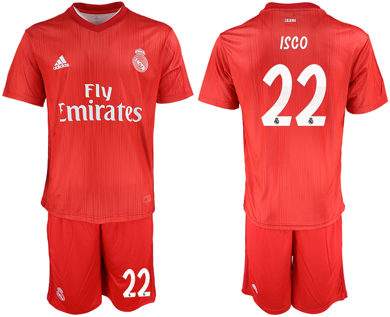 2018-19 Real Madrid 22 ISCO Third Away Soccer Jersey