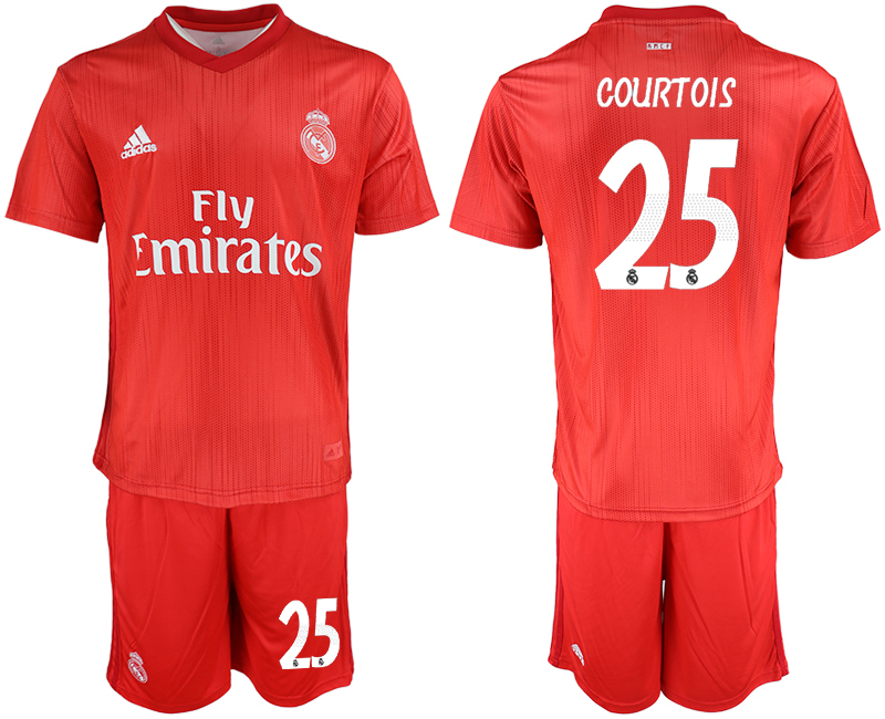 2018-19 Real Madrid 25 COURTOIS Third Away Soccer Jersey