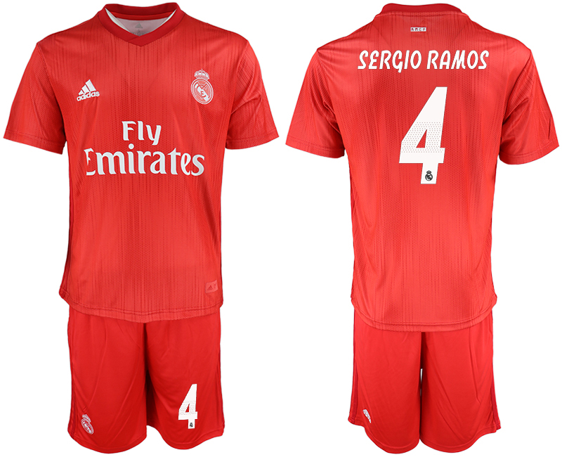 2018-19 Real Madrid 4 SERGIO RAMOS Third Away Soccer Jersey