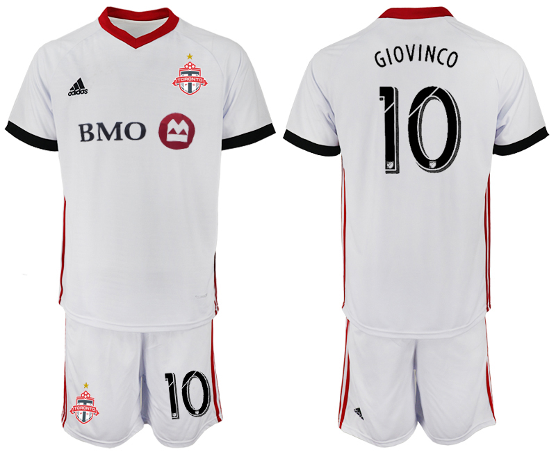 2018-19 Toronto FC 10 GIOVINCO Away Soccer Jersey
