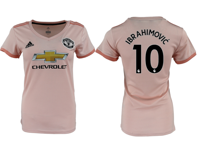 2018-19 Manchester United 10 IBRAHIMOVIC Away Women Soccer Jersey