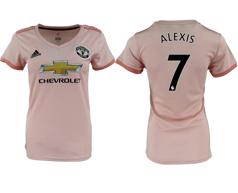 2018-19 Manchester United 7 ALEXIS Away Women Soccer Jersey