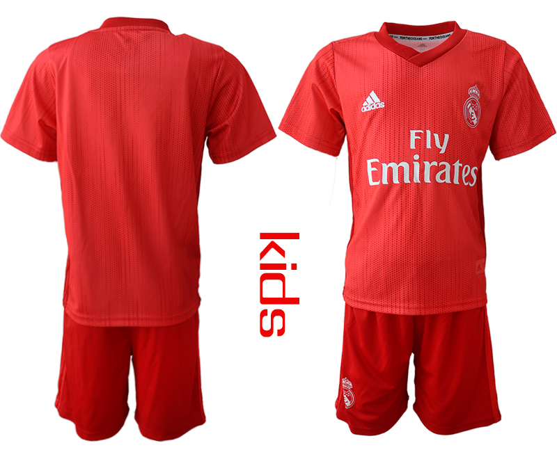 2018-19 Real Madrid Third Away Youth Soccer Jersey