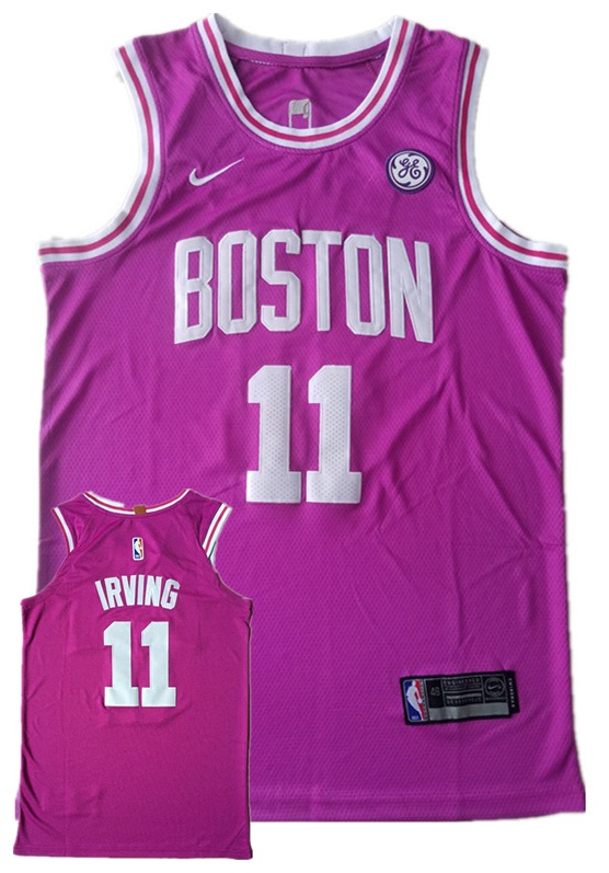 Celtics 11 Kyrie Irving Purple Nike Authentic Jersey