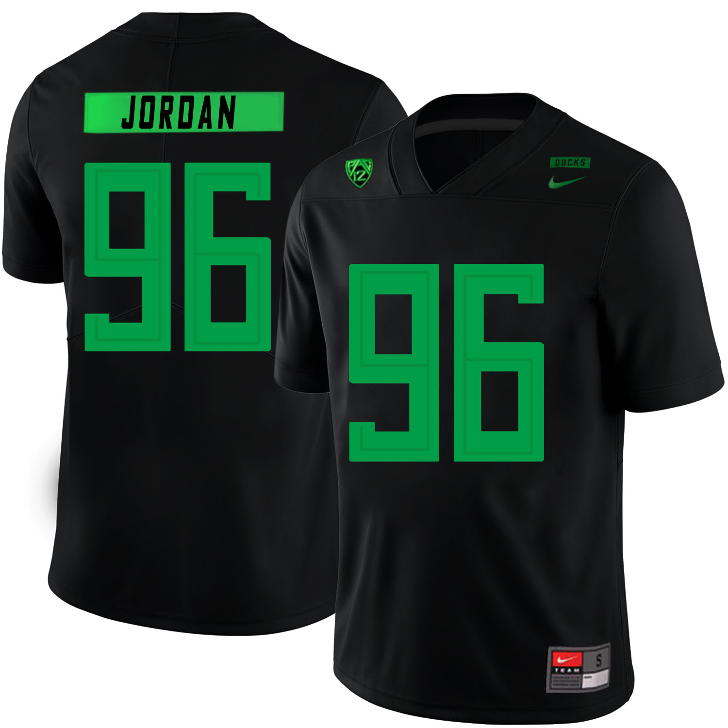 Oregon Ducks 96 Dion Jordan Black Nike College Football Jersey