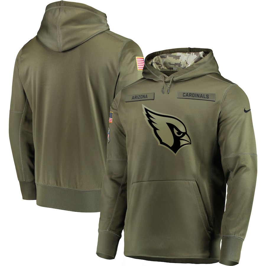 Nike Cardinals Olive Salute To Service Men's Pullove Hoodie